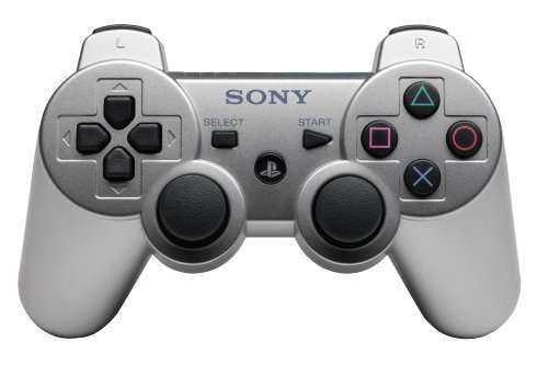 ORIGINAL SONY PS 3 JOYSTICK CONTROLLER SATIN SILVER IN PACKAGING ##BRAND NEW SEALED ##