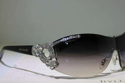 ORIGINAL BVLGARI LADIES SUNGLASSES IN BOX BLACK BV6108 ##BRAND NEW##