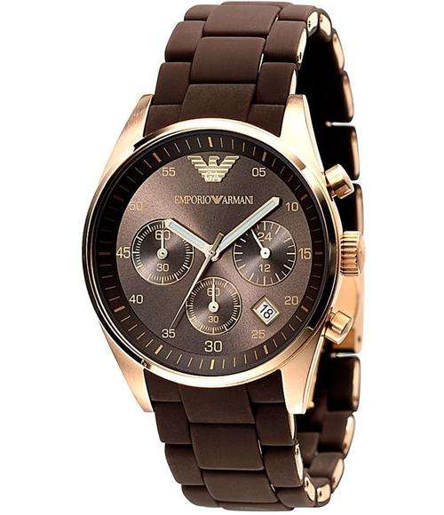 LADIES EMPORIO ARMANI CHRONOGRAPH WATCH AR5891 ##BRAND NEW##