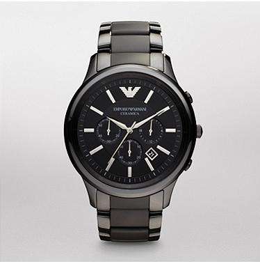 MENS EMPORIO ARMANI CERAMICA CHRONOGRAPH WATCH AR1452 ##BRAND NEW##