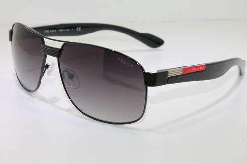 PRADA MEN'S SUNGLASSES IN BOX SPS54 BLACK ##BRAND NEW##