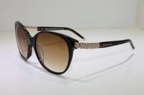 BVLGARI LADIES SUNGLASSES IN BOX BROWN 8101B ##BRAND NEW##