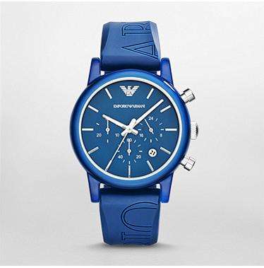 LADIES CLASSIC EMPORIO ARMANI CHRONOGRAPH WATCH AR1058 ##BRAND NEW##