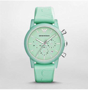 LADIES CLASSIC EMPORIO ARMANI CHRONOGRAPH WATCH AR1057 ##BRAND NEW##