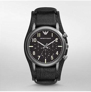 MENS EMPORIO ARMANI CLASSIC CHRONOGRAPH WATCH AR1830 ##BRAND NEW##