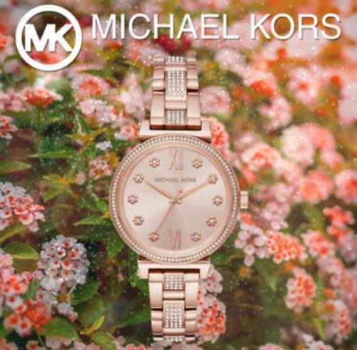 Michael Kors Sofie Crystal Rose Ladies Watch