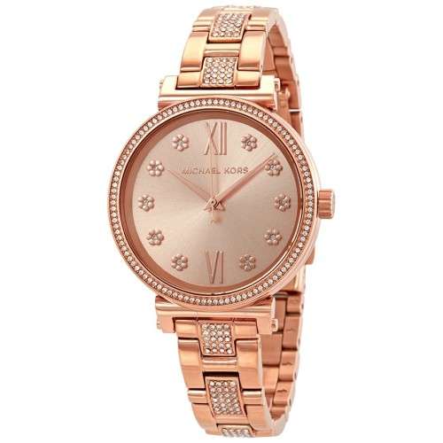 Michael Kors Sofie Crystal Rose Ladies Watch