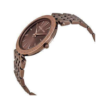 Michael Kors Women's Darci Sabletone Three-Hand Watch