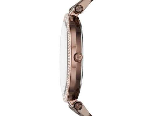 Michael Kors Women's Darci Sabletone Three-Hand Watch
