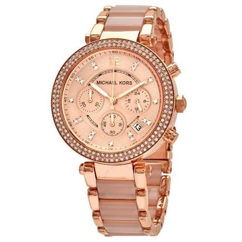 Michael Kors Parker Blush Rose Gold Women's Watch MK5896