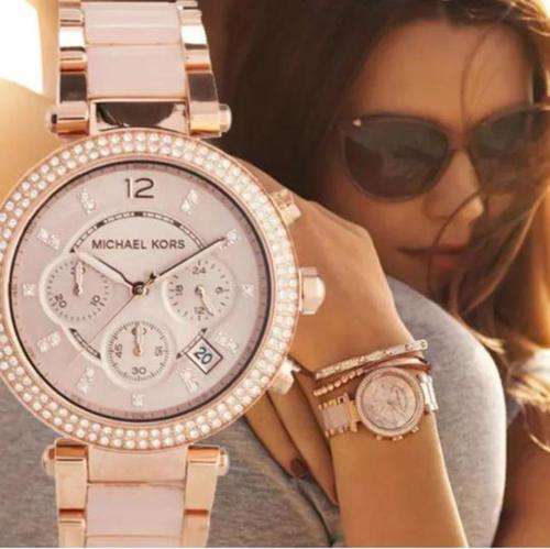 Women s Watches Michael Kors Parker Blush Rose Gold Women s Watch MK5896 was sold for 1 799.00 on 29 Nov at 10 44 by CARLA86 in Johannesburg ID 444352387