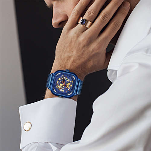 MENS AUTOMATIC BIDEN SKELETON WATCH ##BRAND NEW##