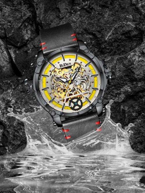MENS AUTOMATIC BIDEN SKELETON WATCH ##BRAND NEW##