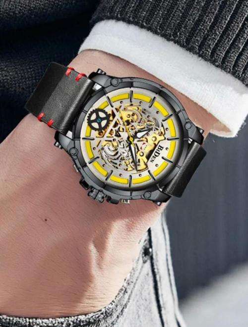 MENS AUTOMATIC BIDEN SKELETON WATCH ##BRAND NEW##
