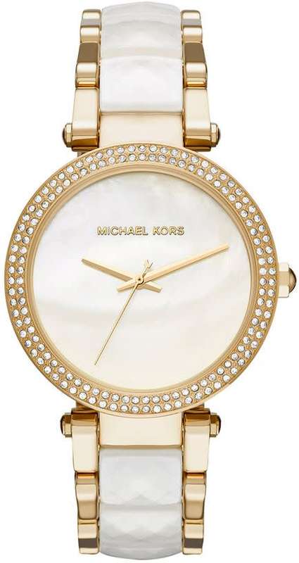 LADIES MICHAEL KORS PARKER GOLD TONE WATCH MK6400 ##BRAND NEW##