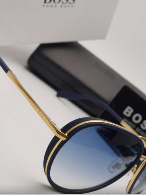UNISEX HUGO BOSS SUNGLASSES 0510/S BLUE/GOLD ##BRAND NEW##