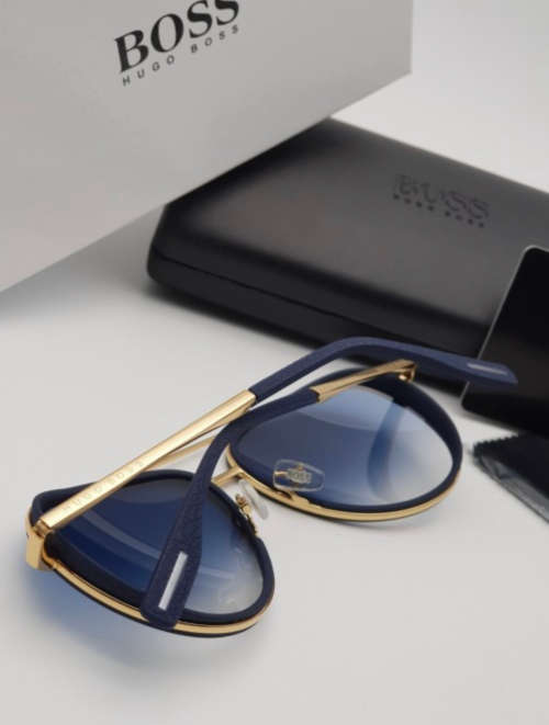 UNISEX HUGO BOSS SUNGLASSES 0510/S BLUE/GOLD ##BRAND NEW##