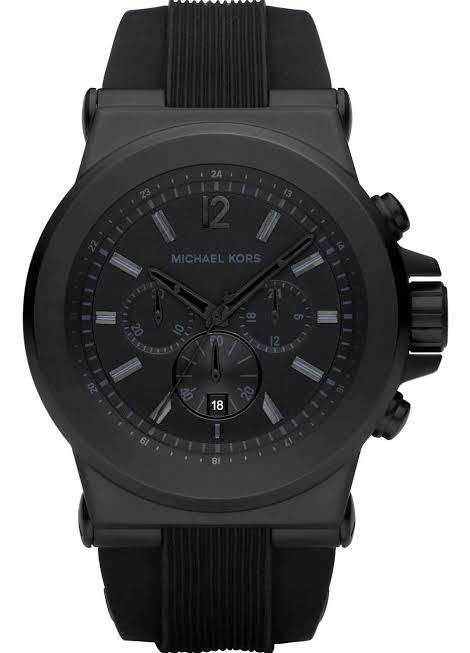 MENS MICHAEL KORS DYLAN BLACK CHRONOGRAPH WATCH MK8152 ##BRAND NEW##