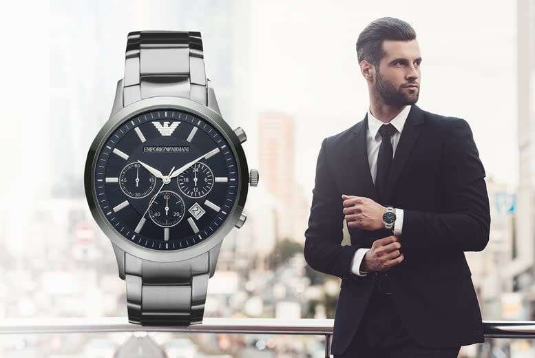 Men's Emporio Armani Chronograph Watch AR2434
