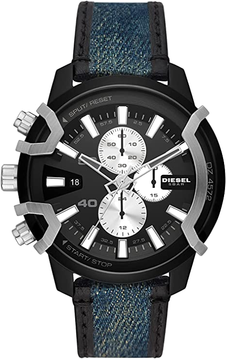 MENS DIESEL GRIFFED CHRONOGRAPH WATCH DZ4572 ##BRAND NEW##