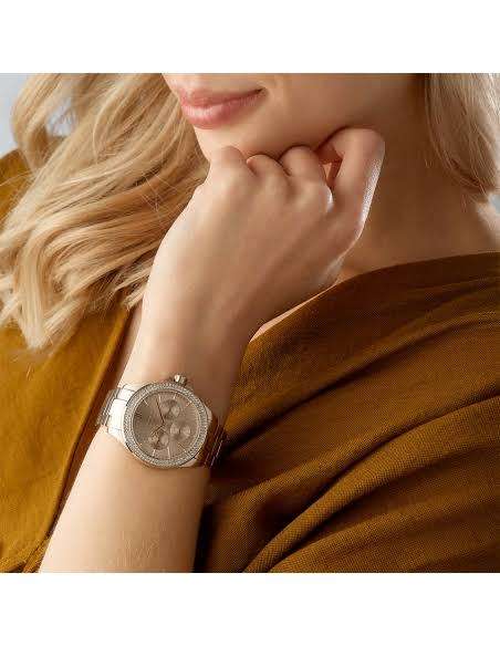 Ladies Hugo Boss Premiere Chronograph Rose Gold Watch 1502443