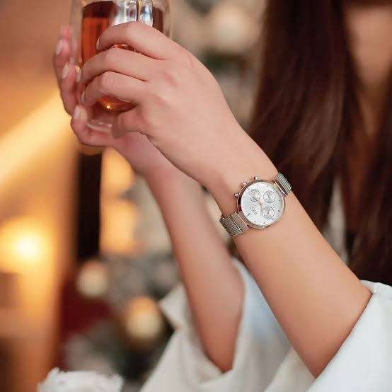 LADIES HUGO BOSS FLAWLESS MESH CHRONOGRAPH WATCH 1502551 ##BRAND NEW##