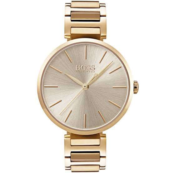 Ladies Hugo Boss Allusion Gold Chronograph Watch 1502415 ##BRAND NEW##