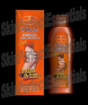 NEW AICHUN BEAUTY ACTIVATED HOT CREAM COFFEE & CHILLI ## 3 DAYS SHOW SLIMMING ##