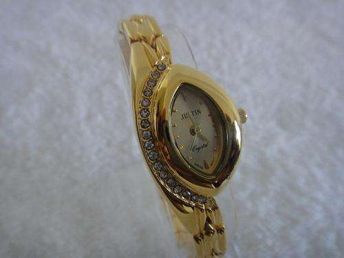BEAUTIFUL GOLD CRYSTAL LADIES WATCH ##BRAND NEW##