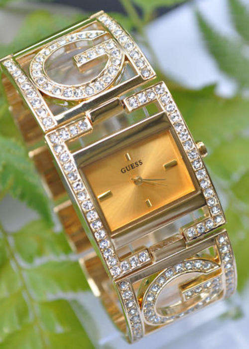 GORGEOUS NEW GUESS GOLD LADIES BRACELET WATCH ##BRAND NEW##