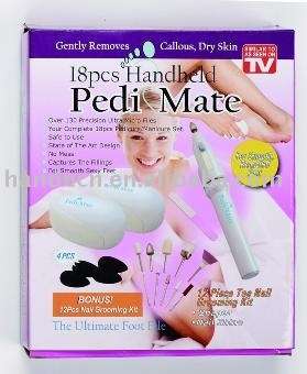 18PCS HANDHELD PEDI MATE ## BRAND NEW ## AS SEEN ON TV