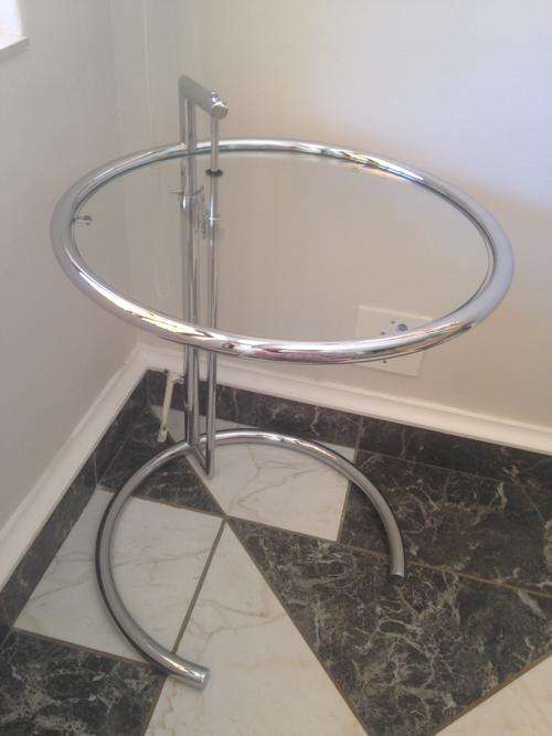 Metal & glass occasional / side table