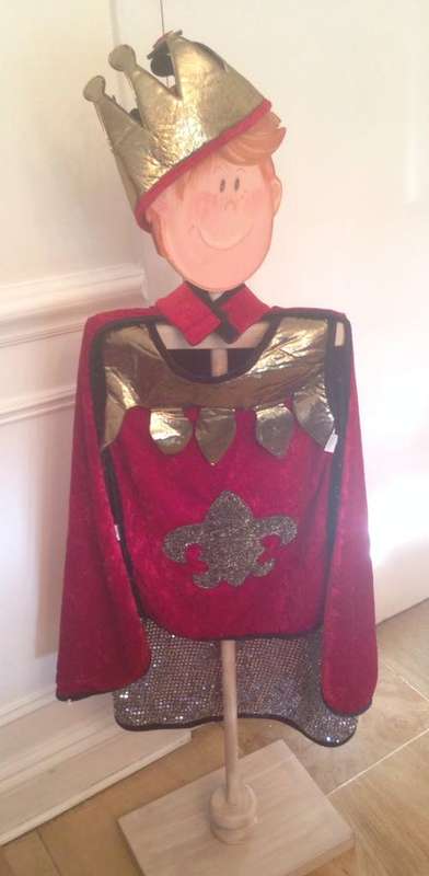 "Knight in Shining Armour" - velvet costumes for dress up