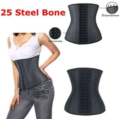 Size XL 25 STEEL BONE WAIST TRAINERS