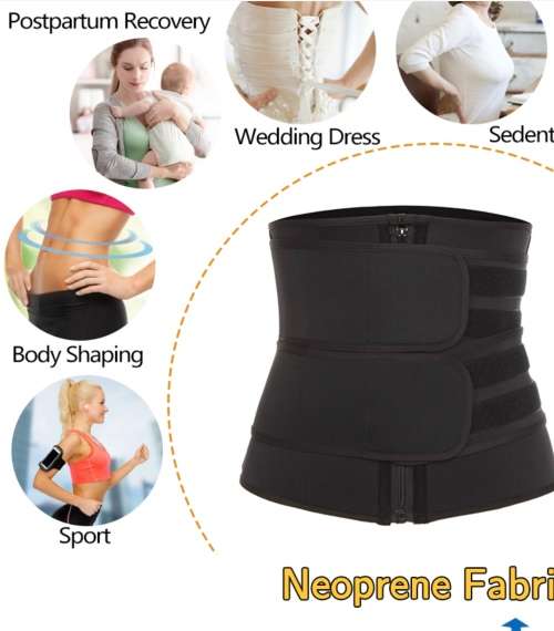 Size L neoprene waist trainers