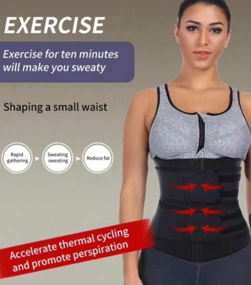 Size L neoprene waist trainers