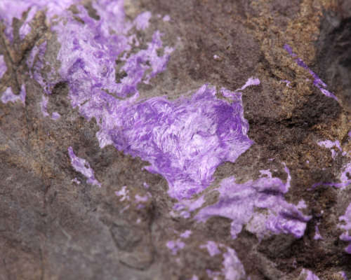 Fibrous Sugilite - N'Chwaning II Mine, South Africa