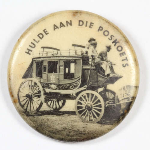 Hulde Aan Die Poskoets Badge - Mail Coach - Post Office