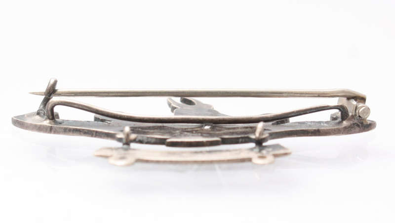 WW1 Silver South African Fiancee Sweetheart brooch