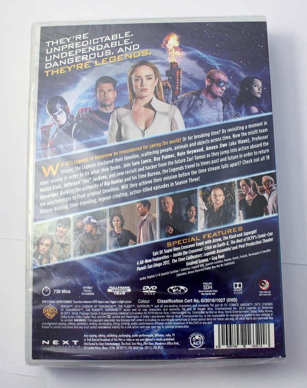 DC's Legends Of Tomorrow Season 3 DVD