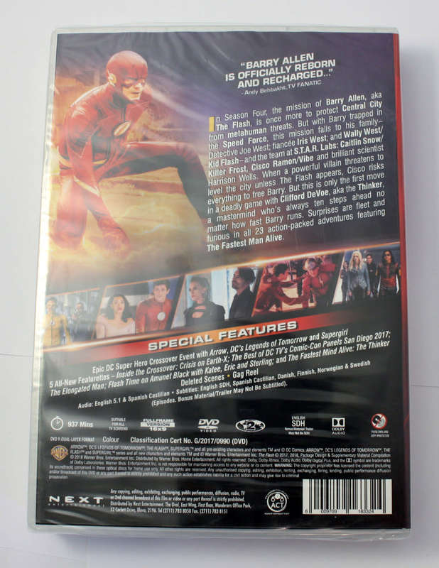 DC Comics The Flash 4th Season DVD