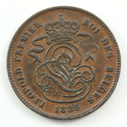 Belgium 2 Centimes 1835