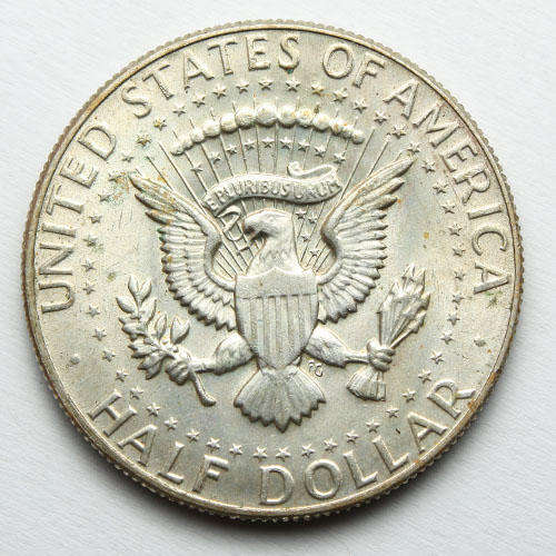 Silver US Half Dollar 1969