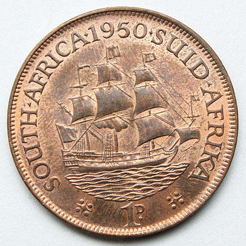 South Africa Penny 1950