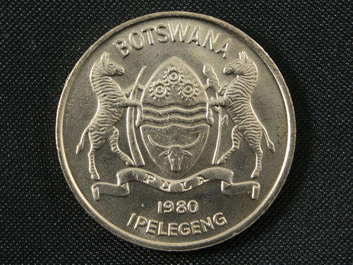 UNC Botswana 50 Thebe 1980