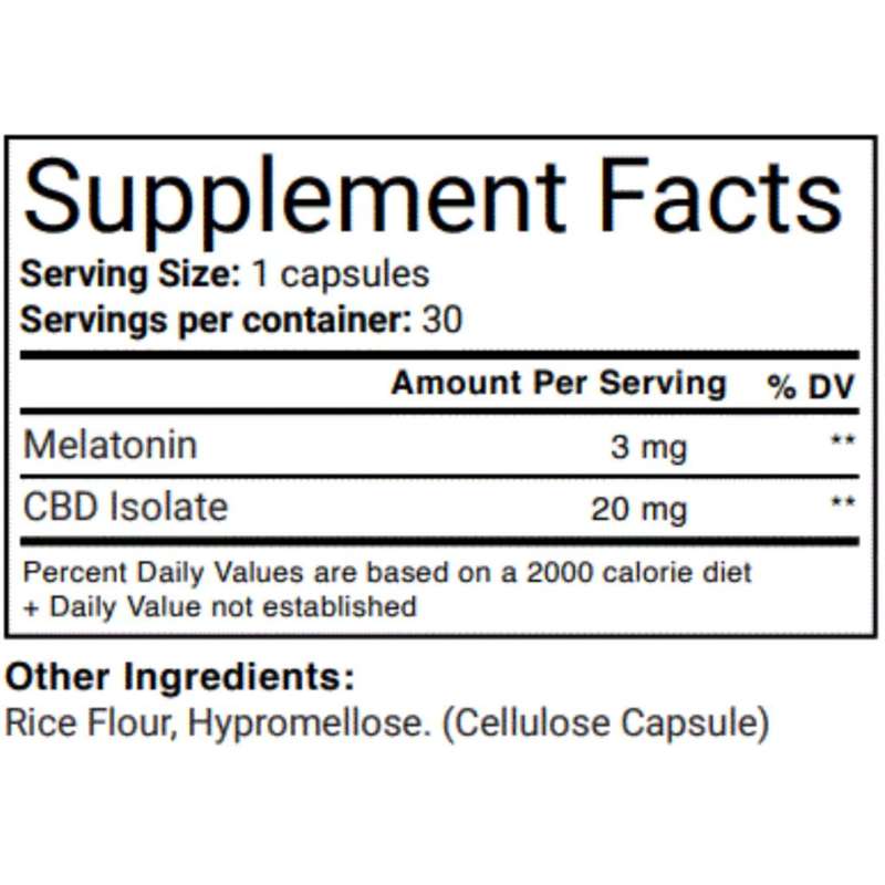 Melatonin + CBD Capsules