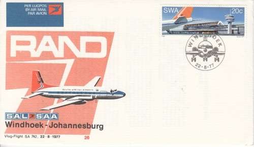 SAA/SAL Group of 15 Flight Covers (No's 17-22, 25-28, 36-39 & 42)