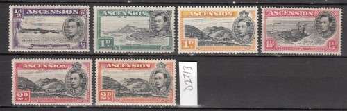 Ascension Group of 6 KGVI Stamps (Catalogue R 300.00)