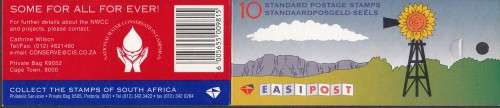 RSA Booklet Water Conservation Campaign (10 X Standard Mail Stamps) Dated 07-03-1997
