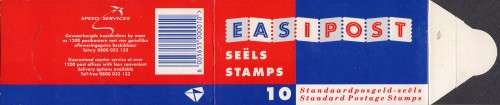 RSA Booklet Rhino (10 X Standard Mail Stamps) (Flap 3 96) Dated 1996-04-09